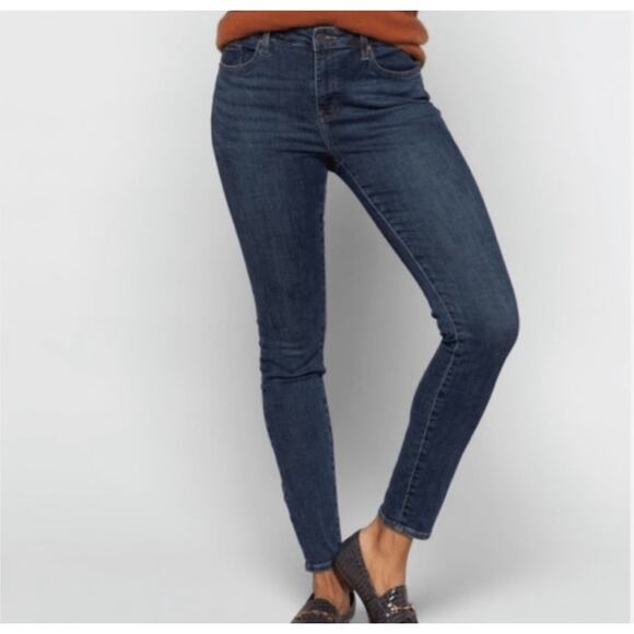 pistola Denim - Pistola Arielle Revolve Mid Rise Dark Wash Stretchy Skinny Jeans, size 27